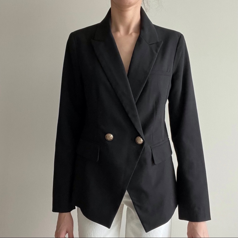 CLASSIC BLACK BLAZER
size: s | forever21